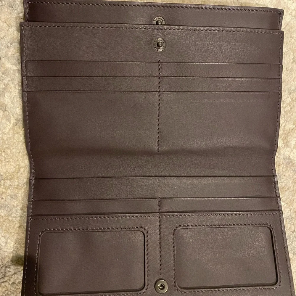 Bottega Veneta Long Wallet with Coin Purse, Brand New!